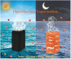 Harvesting solar energy with a Ni-MOF-based evaporator for efficient solar thermal storage and steam generation pubs.rsc.org/en/Content/Art…