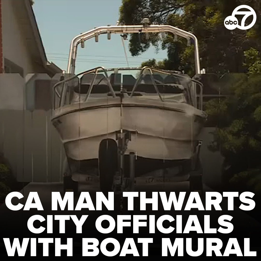Artful rebellion: A California man was told by the city of Seaside he needed to put up a fence to hide his boat from public view. That's exactly what he did, but with a twist. The man had an artist paint a realistic picture of his boat on the six-foot-tall fence.…