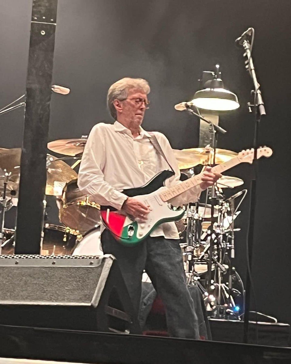 Eric Clapton concert from May 9 2024 at the Utilita Arena in Newcastle, England. It was his first show in the city in 20 years.
<a href="/EricClapton/">Eric Clapton</a>  🇵🇸❤️

Photo by Emma Lumley