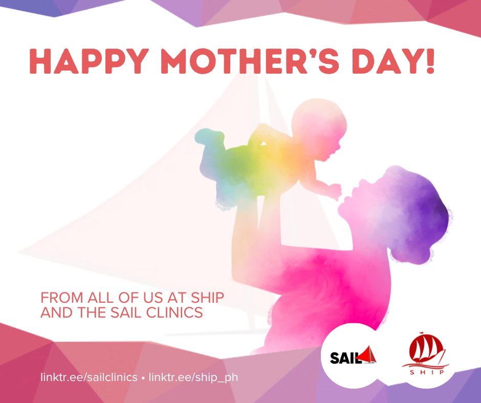 Para kina mommy, nanay, mama, mudra, mother, we send all the love, praise, and adoration. 💐 Wishing all your families and loved ones a joyful and heartening Mother's Day! ❤ from all of us at @SHIP_PH and the #SAILClinics