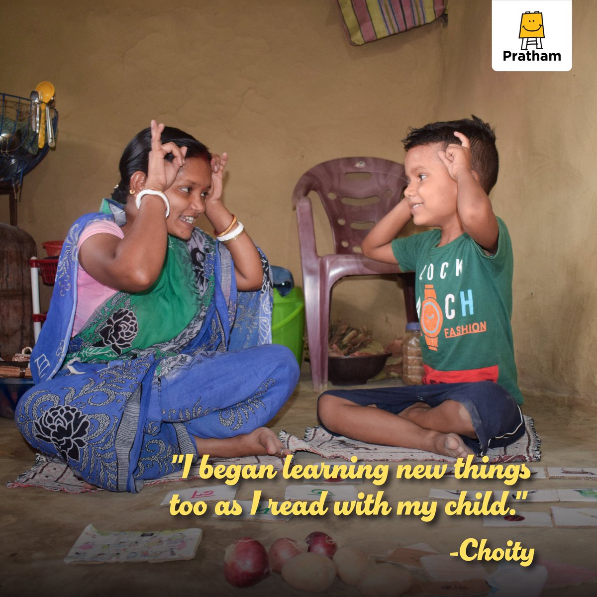 Pratham wishes all the incredible mothers a Happy Mother's Day! As the first teacher of their lives, mothers impart foundational knowledge to their children, helping them navigate life's challenges. Here's to celebrating the role that mothers play in nurturing young minds.