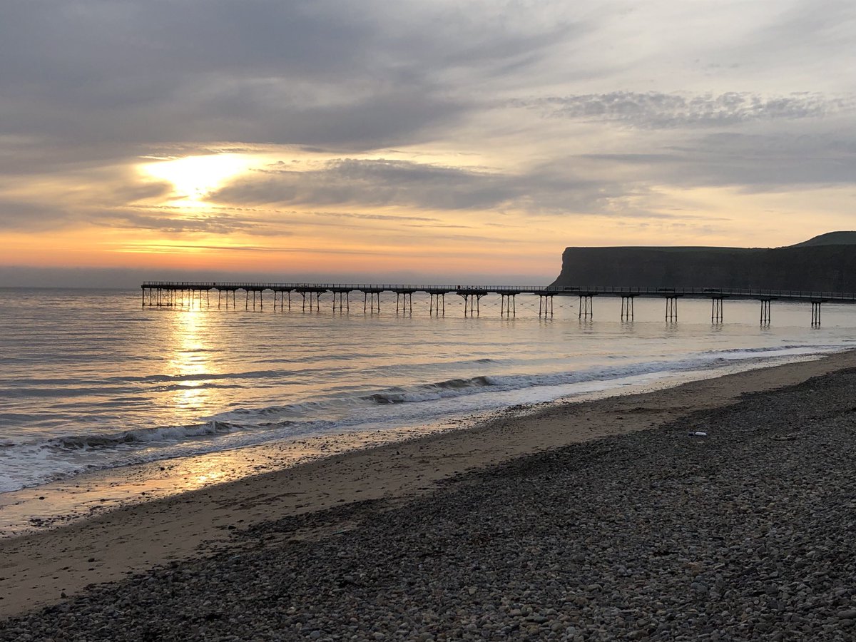 Saltburn on an early Sunday morning