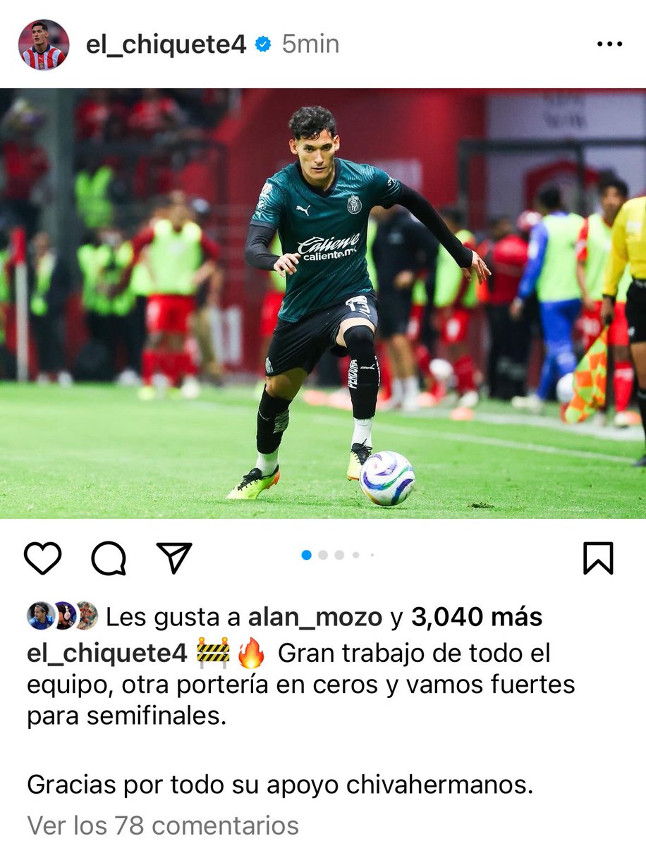 Mensaje de Chiquete Orozco 🔥 @Chivas