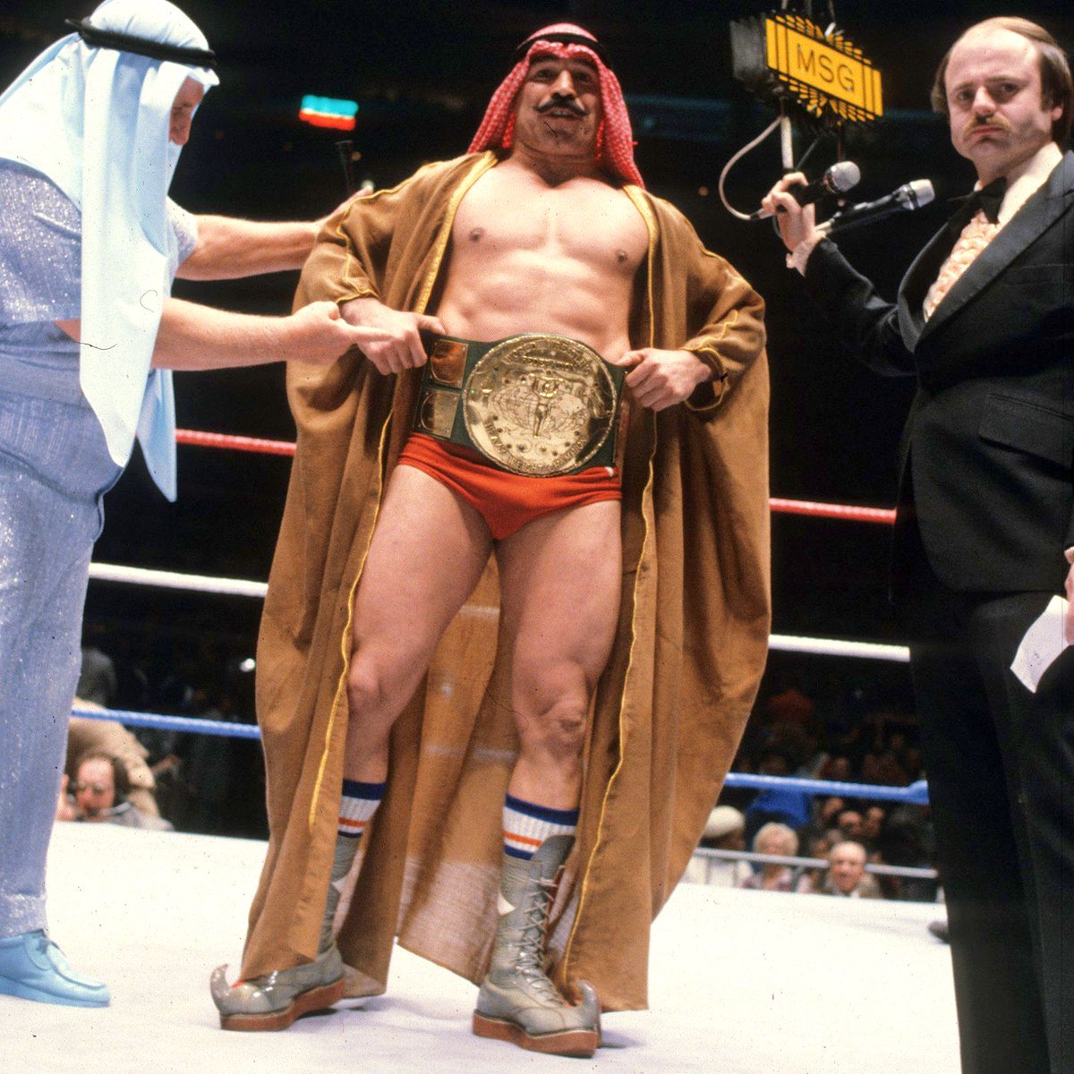 IRON SHEIK... NUMBER ONE! 🐪 #WWF #WWE #Wrestling #HowardFinkel #FreddieBlassie #IronSheik