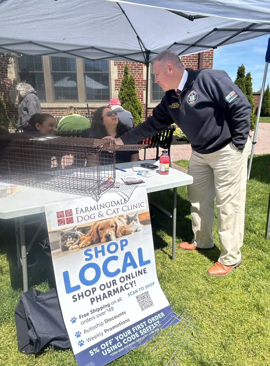 Met some new furry friends (and some human ones too) at the Nassau County SPCA’s Animal Abuse Awareness Parade and Adoption event in Farmingdale. If you’d like to adopt or foster a pet, or help the SPCA protect animals, visit nassaucountyspca.org. #farmingdale