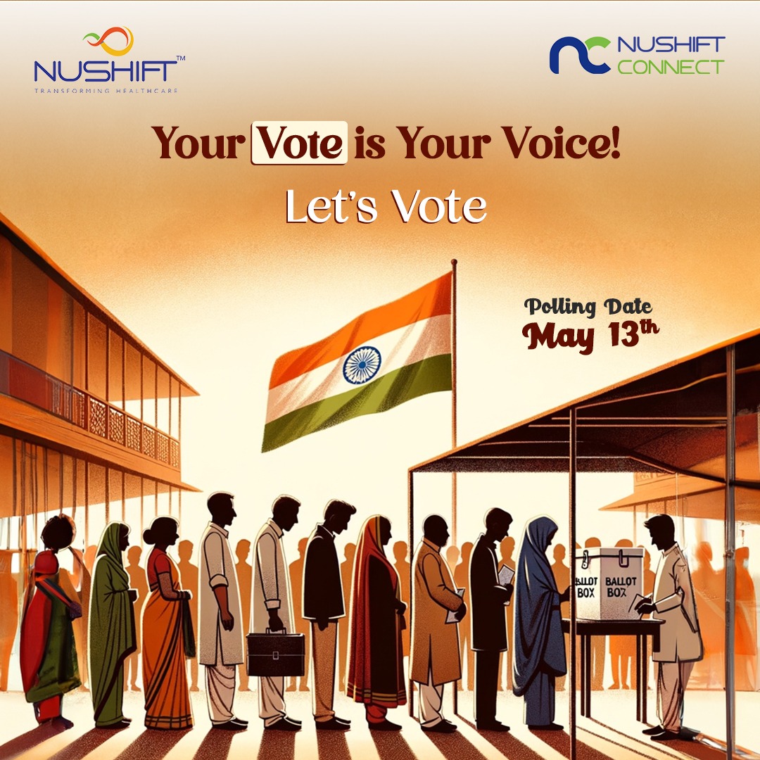 Your Vote is Your Voice!
Let's Vote

Polling Date May 13th

Connect with us to know more!
: +91-9030413379
nushiftconnect.com

#Vote4Change
#PowerToThePeople
#YourVoiceMatters
#DemocracyInAction
#MakeYourMark
#vote
#nushift
#nushiftconnect
#nushifttechnolog