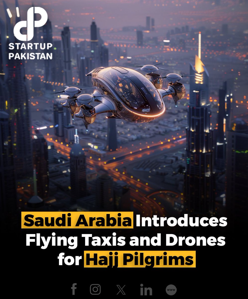 Saudi Arabia has introduced flying taxis and drones for pilgrims visiting during the Hajj season this year. 

#Saudiarabia #Airtaxi #Hajj #Pilgrims #Drones #Flyingtaxi