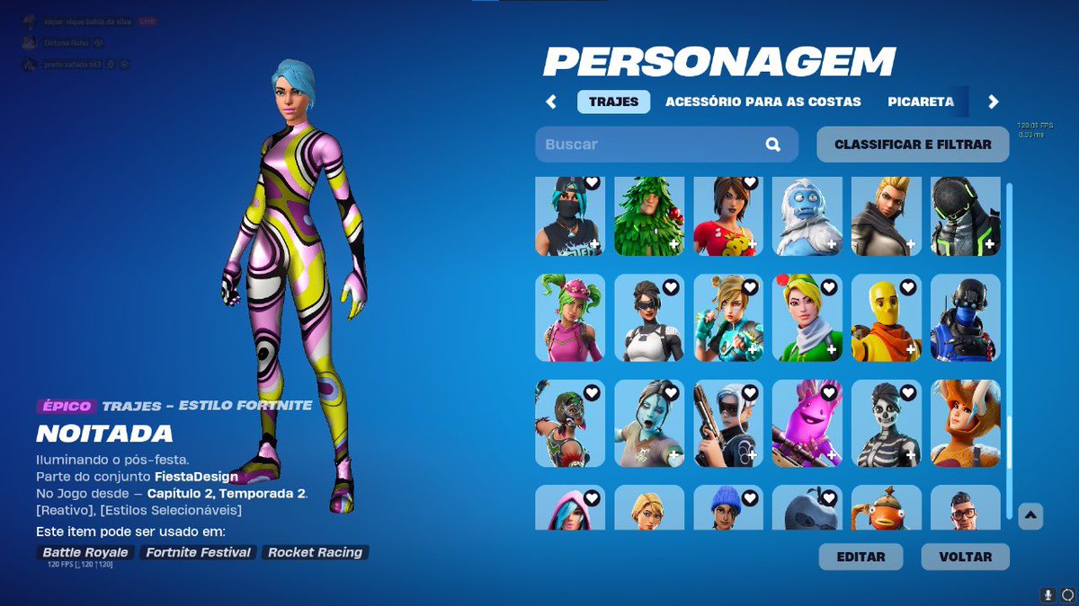 ReloadzzFN's tweet image. Vendo conta de fortnite no precim, mais detalhes chama DM
