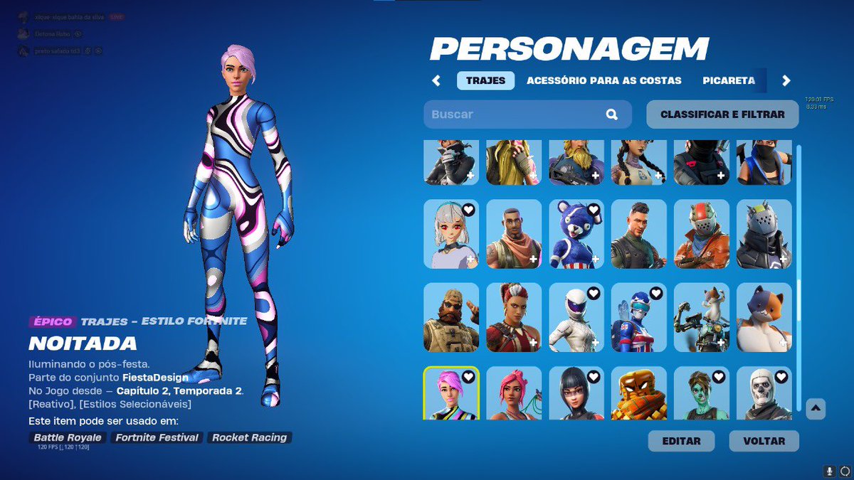 ReloadzzFN's tweet image. Vendo conta de fortnite no precim, mais detalhes chama DM