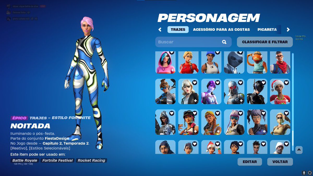 ReloadzzFN's tweet image. Vendo conta de fortnite no precim, mais detalhes chama DM