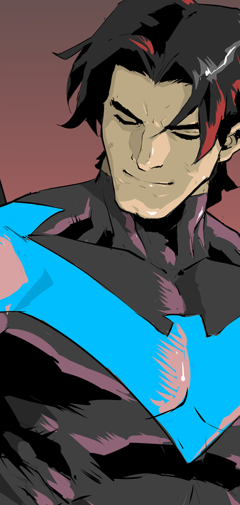 This weeks live sketch is #nightwing!

Thanks for watching this unfold Patreon Supporters!