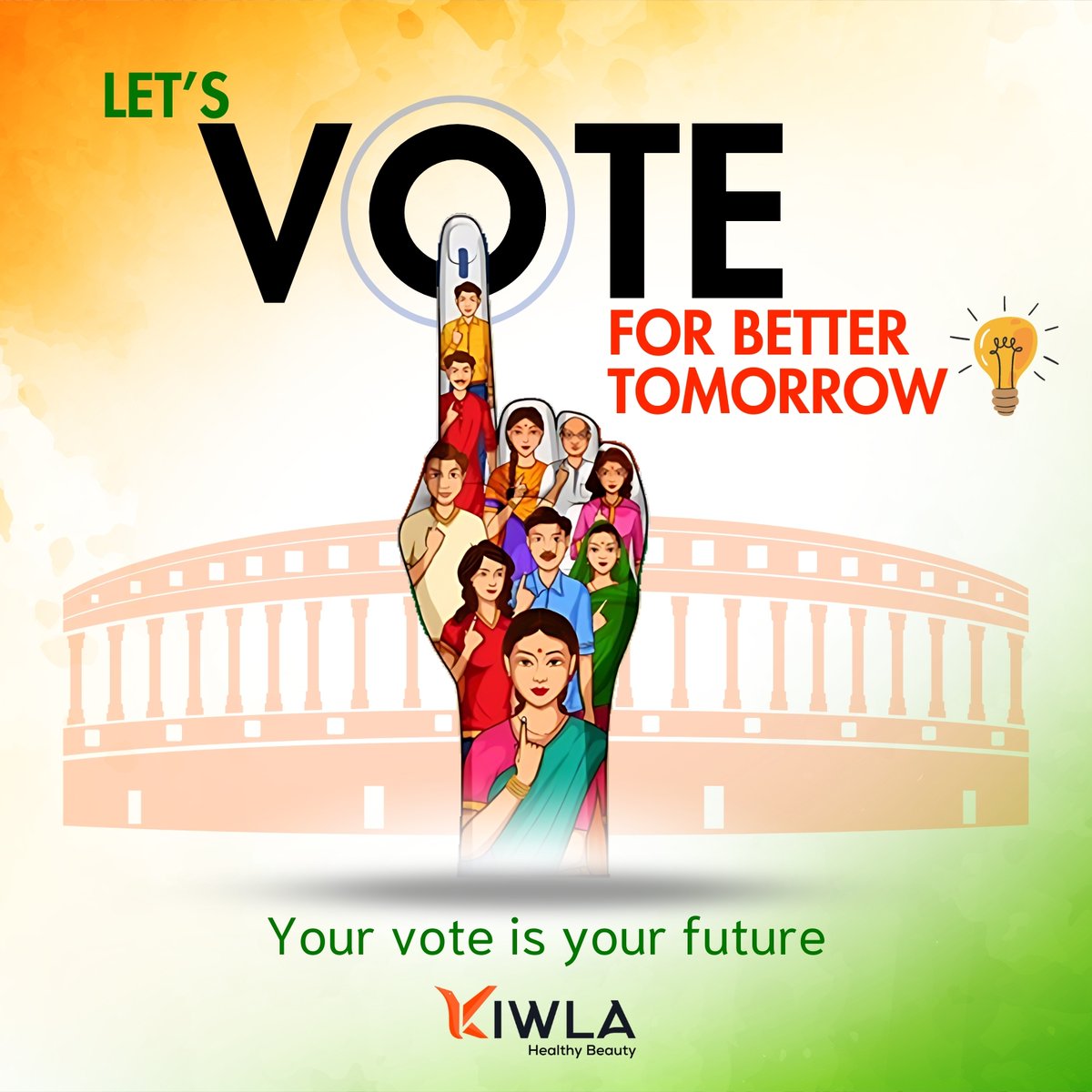 Your vote makes all the difference in the society- Let's Vote. #Vote2024 #BeAProudVoter #IVote4Sure #Letsvote #Elections2024 #MyVoteMyRight #EachVoteMatters #LokSabhaElection2024 #2024elections #Beauty #cosmetics #healthandwellness #thekiwla #welovekiwla #healthybeauty @thekiwla