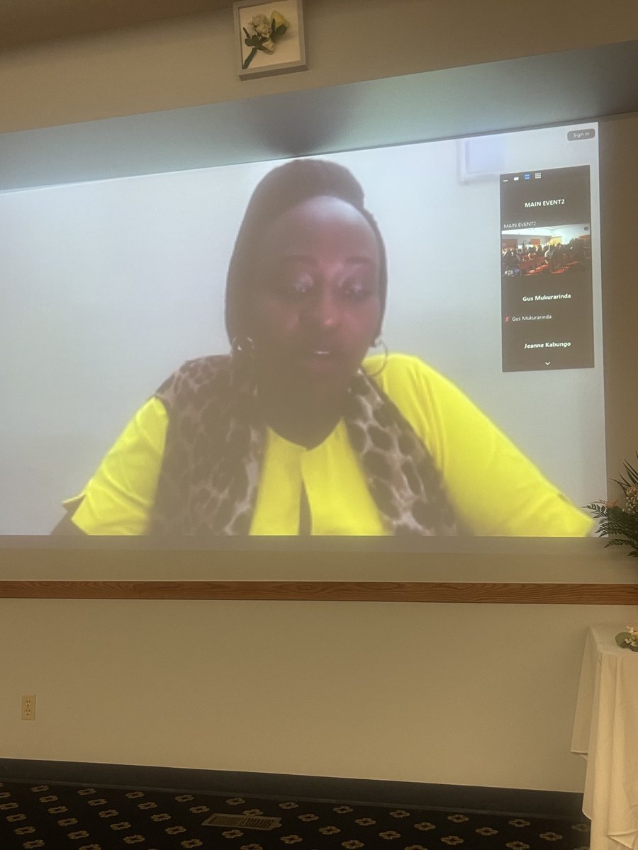 🟦🔻💜💝💜: Now listening to the testimony of our beloved sister Mrs.#UmuringaJosiane ,our Guest Speaker who is speaking to us from #NairobiKenya via zoom 
🔹Dear our beloved sister #UmuringaJosiane , plz note that we can’t 🙏 you enough .
May God continue to preserve you & yours