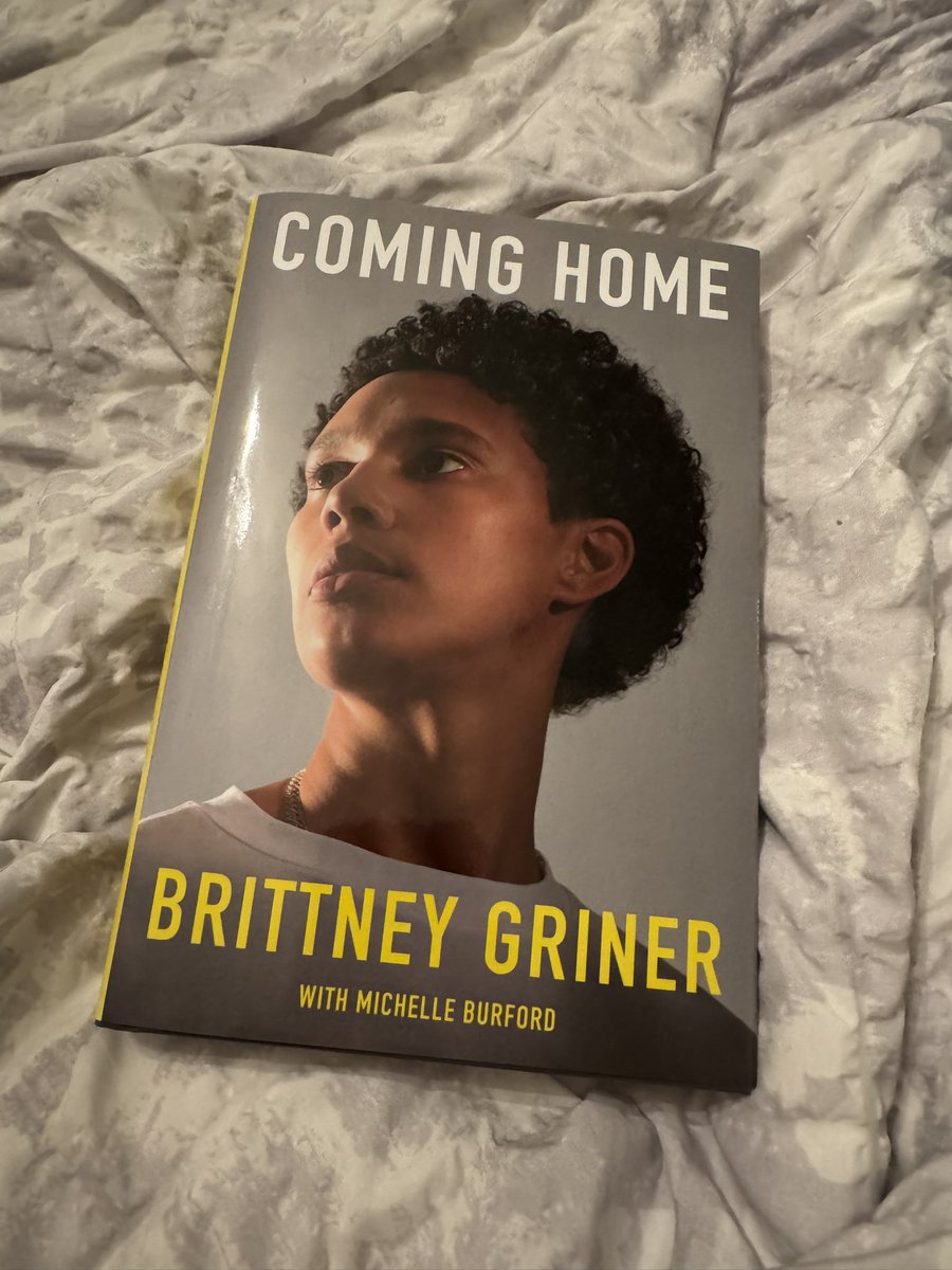 I received Brittney Griner's book, Coming Home, and I can't wait to read it! #WeAreBG #WNBA