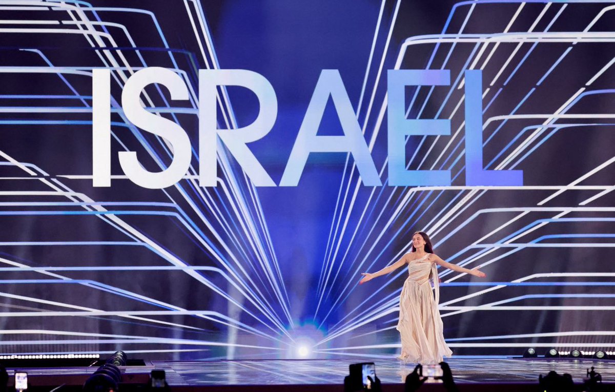 ISRAËL N'A OFFICIELLEMENT PAS RÉUSSI À GAGNER LE CONCOURS DE LA CHANSON DE L'EUROVISION

 Et ce, malgré le fait qu’ils se soient efforcés d’obtenir du soutien sur les réseaux sociaux.

 Embarrassant.
#Eurovision2024