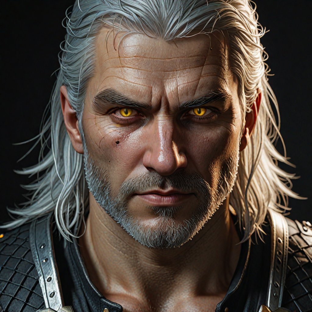 'I'll carry on killing monsters in the ruins of this world until some monster kills me.' - Geralt Of Rivia Image created by an AI Art Generator ℍ𝕠𝕥𝕡𝕠𝕥 #GeraltOfRivia #TheWitcher #Geralt