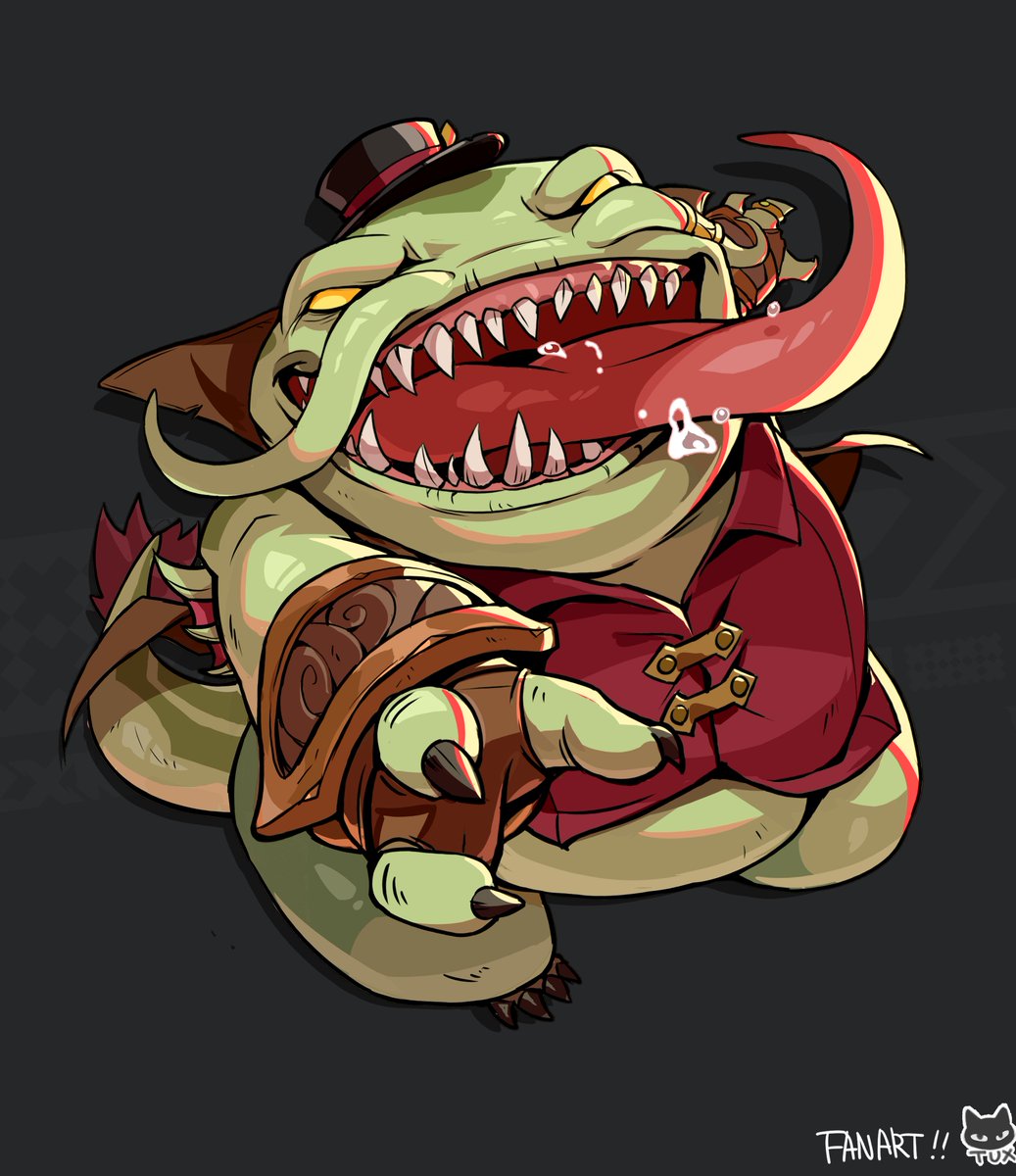 #2XKO
Tahm Kench!!!!

#Fanart

HQ and process>>https://t.co/YpwqnZz9Nx 