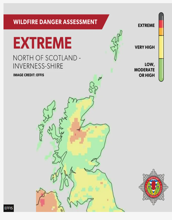 12/5/24. Extreme wildfire warning issued after Highland blaze. bbc.co.uk/news/articles/…