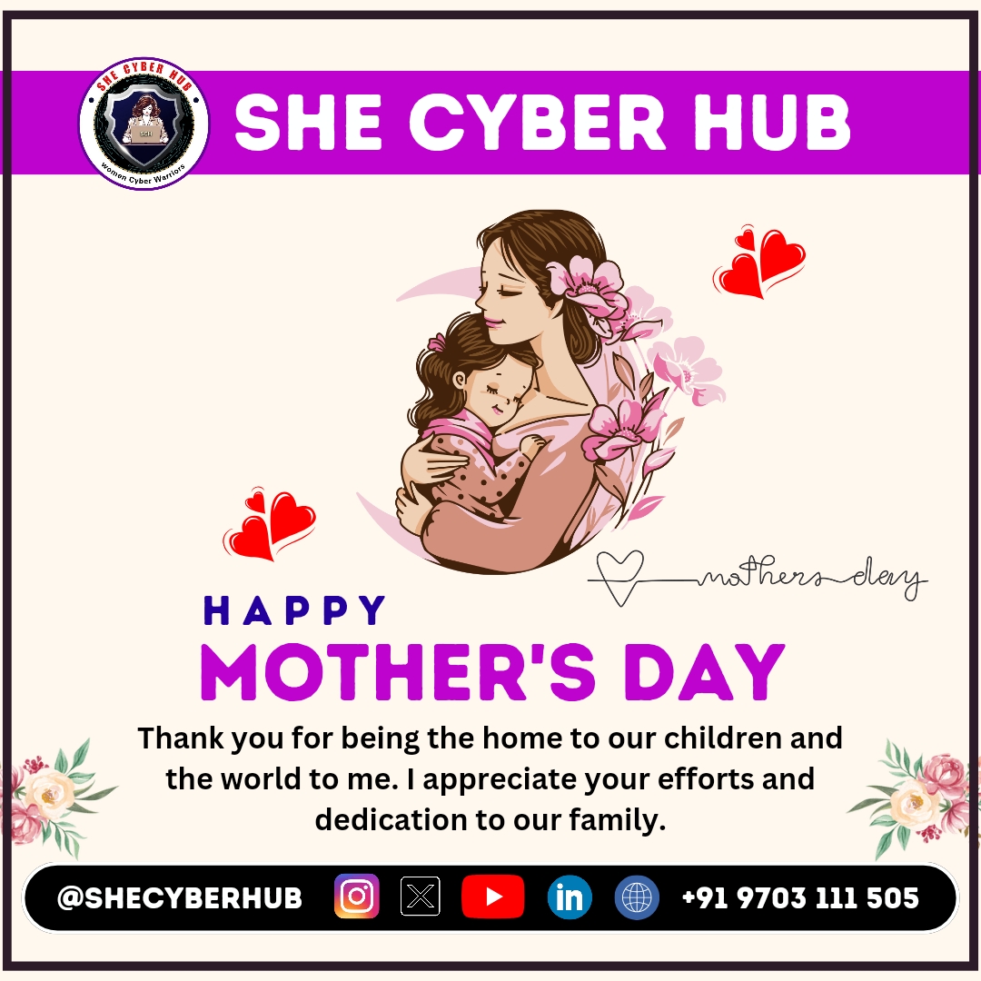 💖👩‍👧‍👦🌎 Happy Mother's Day! Thank you for being the 🏠 to our children and the 🌍 to me. I appreciate your efforts and dedication to our 👨‍👩‍👧‍👦. #mother #mothersday  #SCH #EHA #EthicalHackerAravind #HFCV #womanSafety #sheteams #ethicalhacking #help_to_cop #htc #Telanganastatepolice