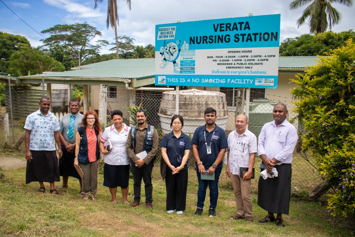 Nurses & health workers are vital during emergencies as the Western Pacific faces #ClimateChange & extreme weather events. Learn how 🇫🇯 @MOHFiji, WHO & @koicafiji are enhancing climate resilience in health care from the latest WHO Results Report: bit.ly/3UC7L0h #IND2024