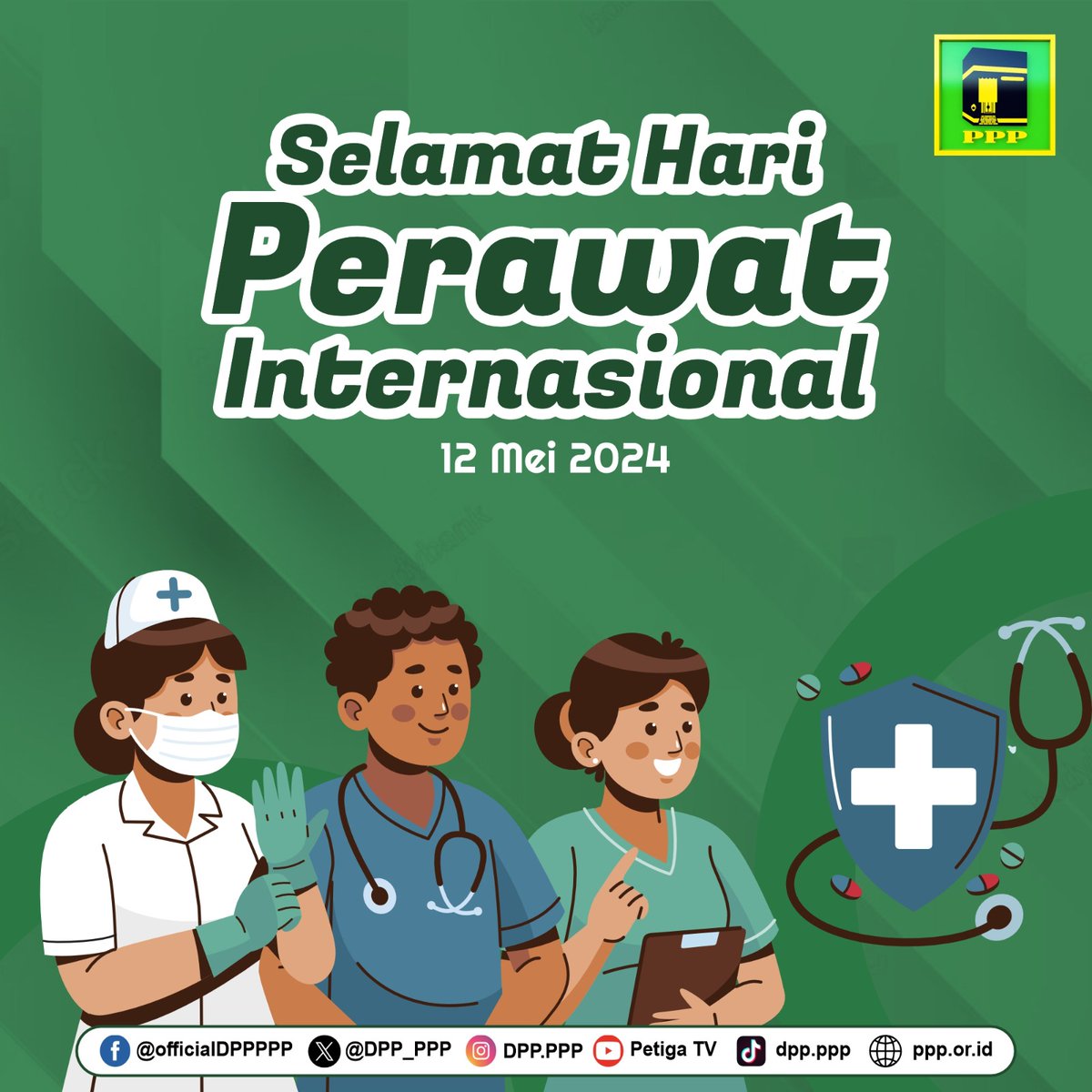 Di balik setiap kesembuhan, ada sentuhan perawat yang penuh kasih. Terima kasih untuk semua perawat sedunia 😇💚 #NursesDay