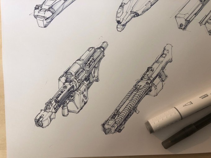 「gun science fiction」 illustration images(Latest)｜5pages