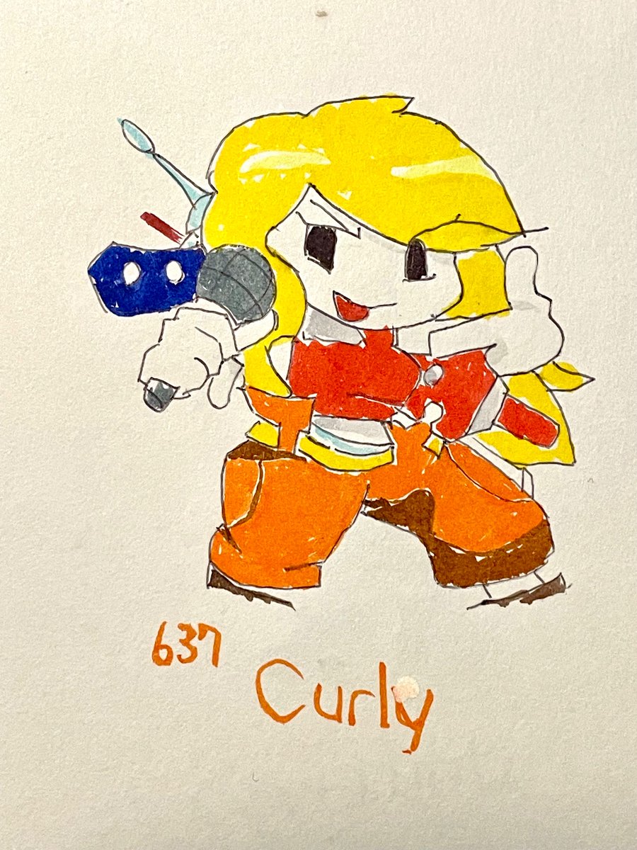 knth_378's tweet image. 水性ペンでFNFMODキャラを描く(637)
Curly(Cave Story)
#FNF #fnfmod #CaveStory