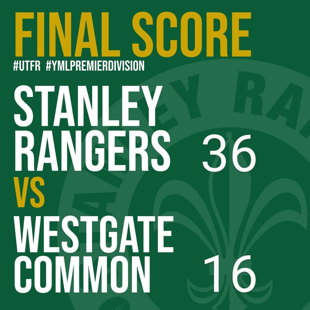 Stanley Rangers go to the Summit of YML Premier with a hard fought victory over local rivals Westgate Common