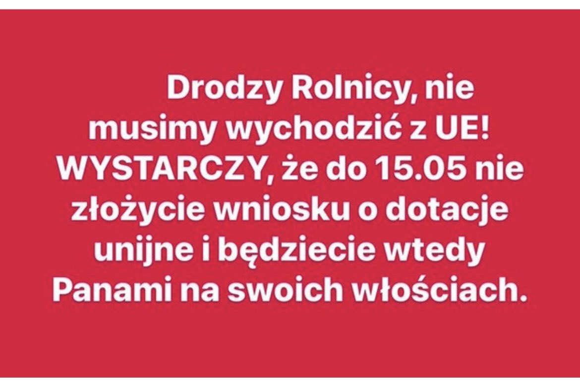 Oferta dla rolników