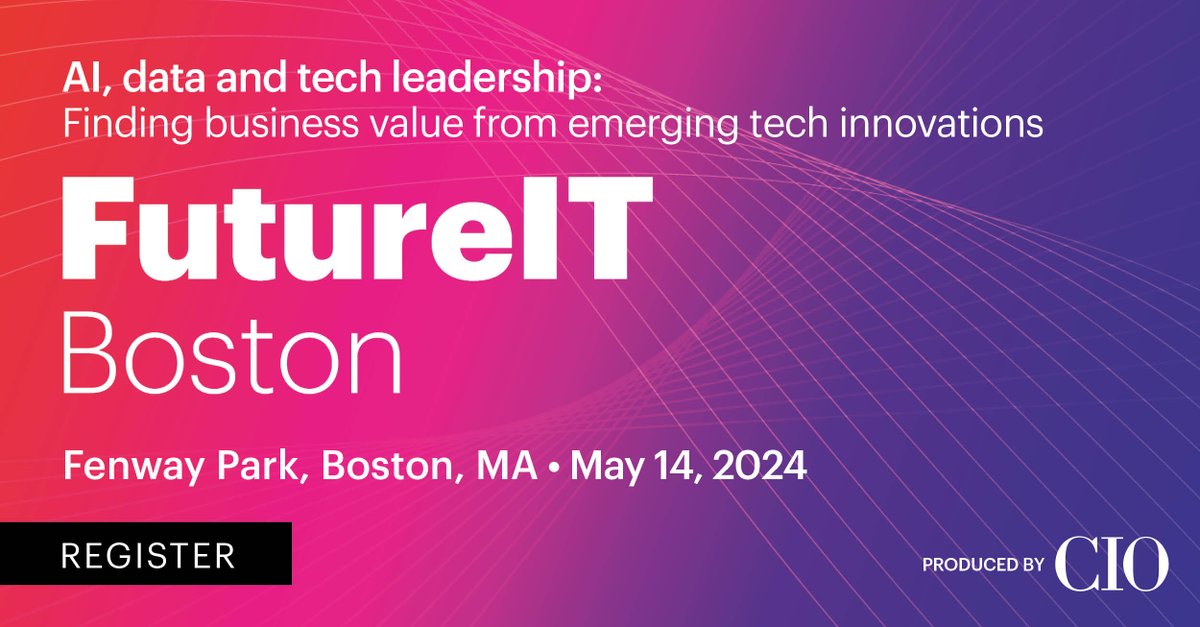 Time is running out to join us at FutureIT Boston on May 14 at Fenway Park. Learn from leading AI minds. Collect AI & data adoption strategies. Connect through guided networking. #CIOFutureIT #FutureITBoston #GenAI #PartnerBrandRecommends Register: trib.al/wz5xCxZ