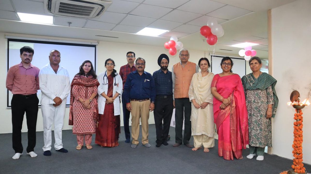 PGICH, Noida celebrated World Thalassemia Day on 11th May at PGICH in collaboration with Thalassemics India. Vinita Srivastava,Shobha Tuli, Dr J S Arora, Dr Sardana were present there physically and  distinguished guests from MoHFW GOI, and UP Government joined virtually.