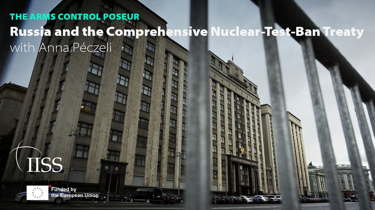 🎙 Join us on the 'Arms Control Poseur' podcast as we explore Comprehensive Nuclear-Test-Ban Treaty with expert Anna Péczeli and William Alberque. 🎧Tune in: go.iiss.org/3JRiaQS