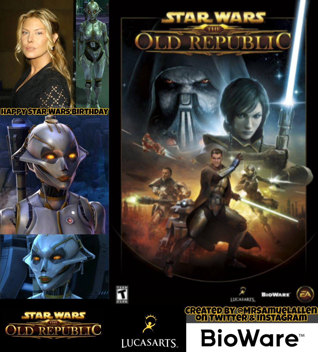 Happy Birthday to #DeborahKaraUnger, she voiced SCORPIO artificial intelligence droid in #StarWarsTheOldRepublic. May she have a good one.