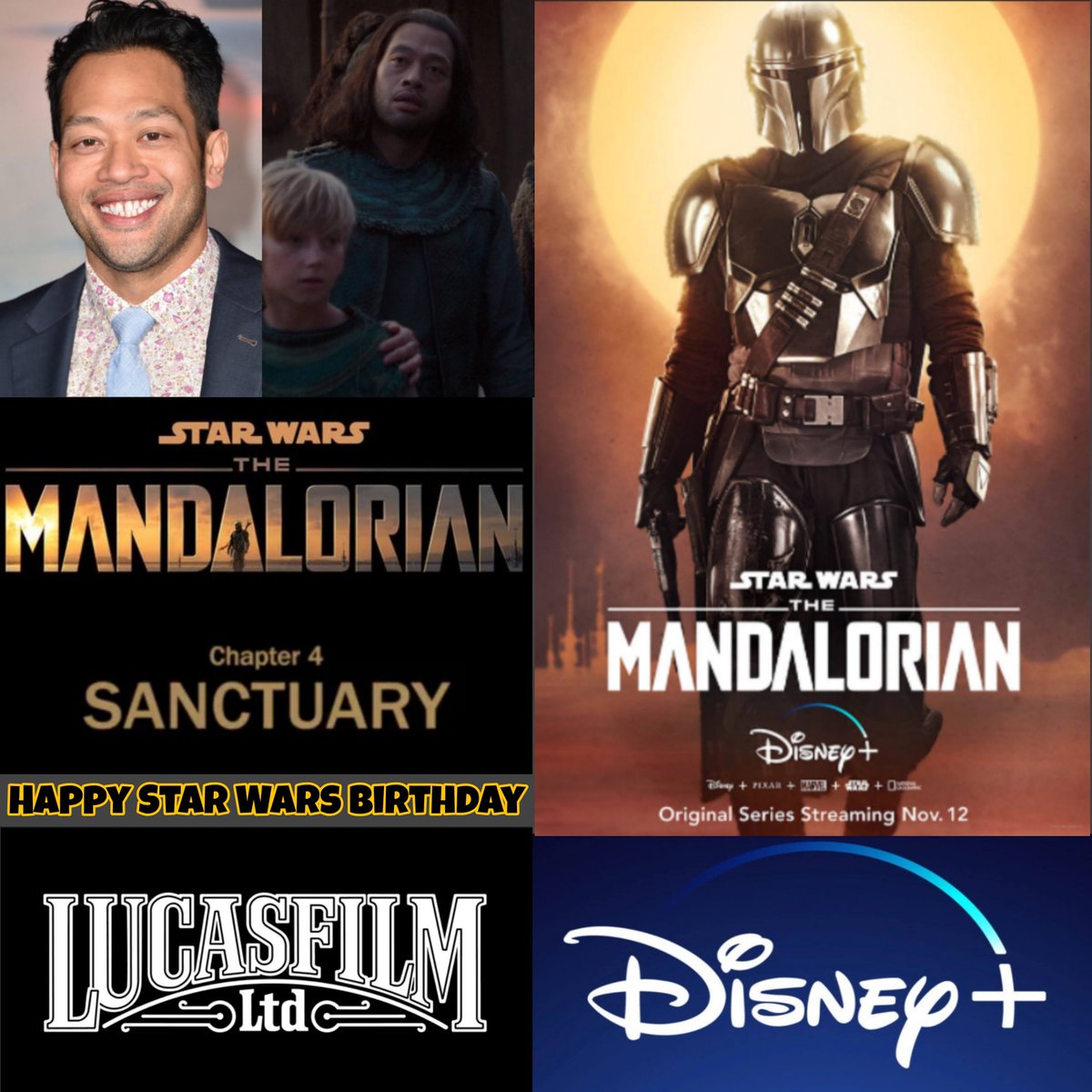 Happy Birthday to #EugeneCordero, he played Stoke in the 4th episode ''Sanctuary'' in the 1st season of #TheMandalorian. Instagram instagram.com/eugcordero/?hl…. May he have a good one.