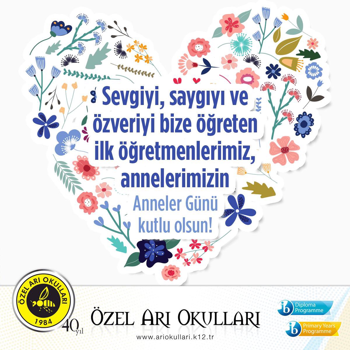 Sevgiyi, saygıyı ve özveriyi bize öğreten ilk öğretmenlerimiz, annelerimizin Anneler Günü kutlu olsun!🐝🤗❤️
.
.
#ariokullari #okul #eğitimkurumu #kolej #eğitim #öğretim #öğretmen #öğrenci #önokul #ilkokul #ortaokul #anadolulisesi #fenlisesi #ibschool #ibdp #ibpyp #annelergünü