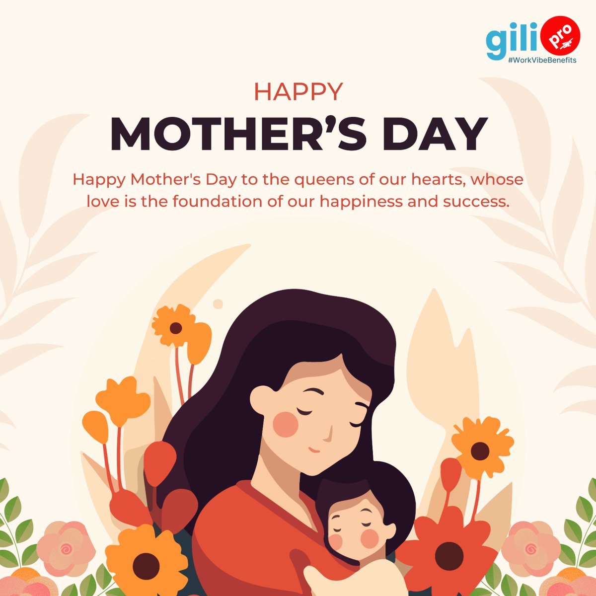 Cheers to the one who's always been our anchor in the stormy seas of life. Happy Mother's Day! ⚓💖

#gilipro #mothersday #happymothersday #mothersday2024 #motherhood #mother #women #mothersdayspecial #employeewellness #workvibebenefits #employeebenefits