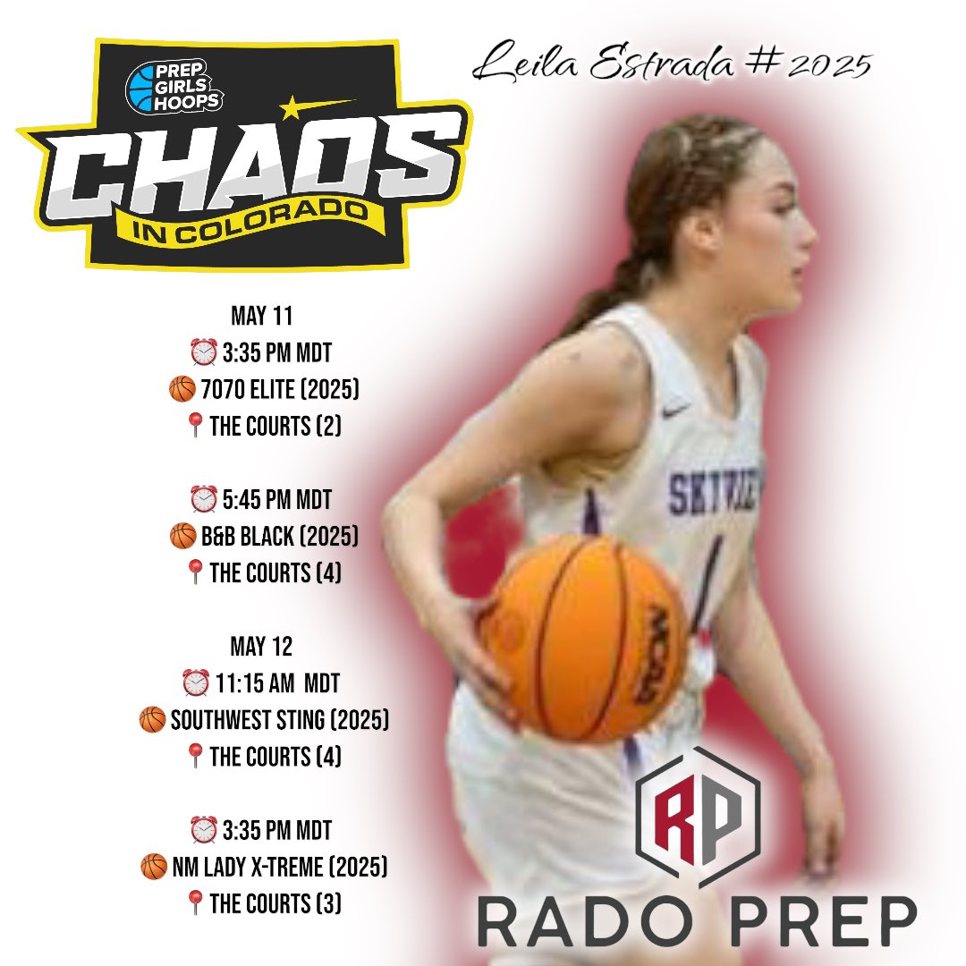 Leila Estrada #2025 @RADOPREP @SLadyWolverines #uncommitted #ChaosinColorado @PGHColorado @PGHCircuit