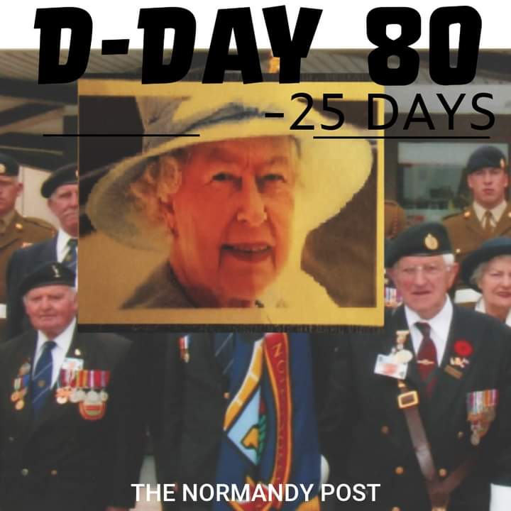 The 80th anniversary of D-Day is in 25 days.
#QueenNotInvited #VeteransProtest 
#DDay  #DDay80 #wewillrememberthem