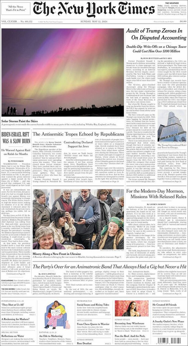 🇺🇸 Audit Of Trump Zeroes In On Disputed Accounting ▫Double-dip write-offs on a Chicago Tower could cost him over $100 million ▫@russbuettner @paulkiel ▫is.gd/UVBmyv 👈 #frontpagestoday #USA @nytimes 🇺🇸