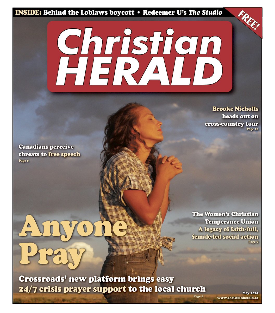 Christian Herald (@christianherald) on Twitter photo Happy Mother's Day! Don't forget to pick up our latest edition, available in all GTA congregations this morning. Our May edition has stories on the new Anyone Pray platform introduced by <a href="/100Huntley/">100 Huntley Street</a>, <a href="/BrookeNicholls/">Brooke Nicholls</a> new tour, The Studio by <a href="/RedeemerUniv/">Redeemer University</a> and much more. Happy Mother's Day! Don't forget to pick up our latest edition, available in all GTA congregations this morning. Our May edition has stories on the new Anyone Pray platform introduced by <a href="/100Huntley/">100 Huntley Street</a>, <a href="/BrookeNicholls/">Brooke Nicholls</a> new tour, The Studio by <a href="/RedeemerUniv/">Redeemer University</a> and much more.