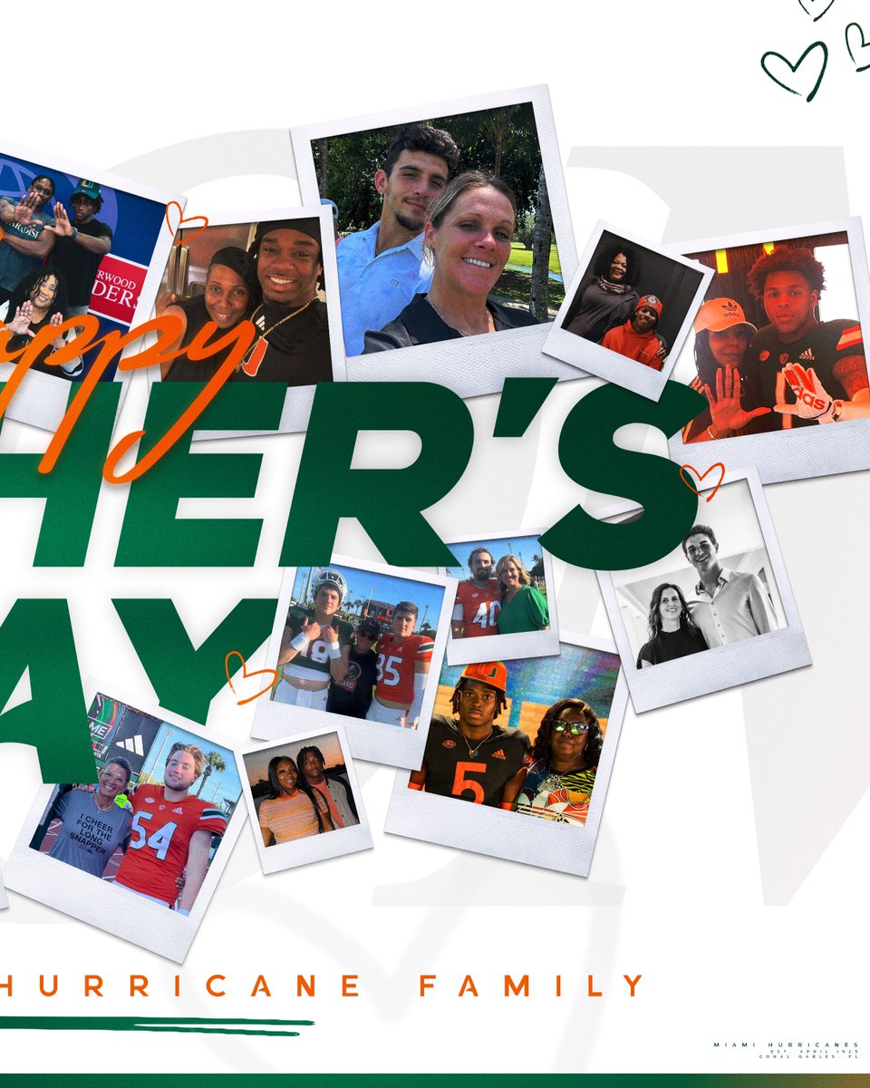 Happy Mother’s Day from Canes football! 🙌 #GoCanes