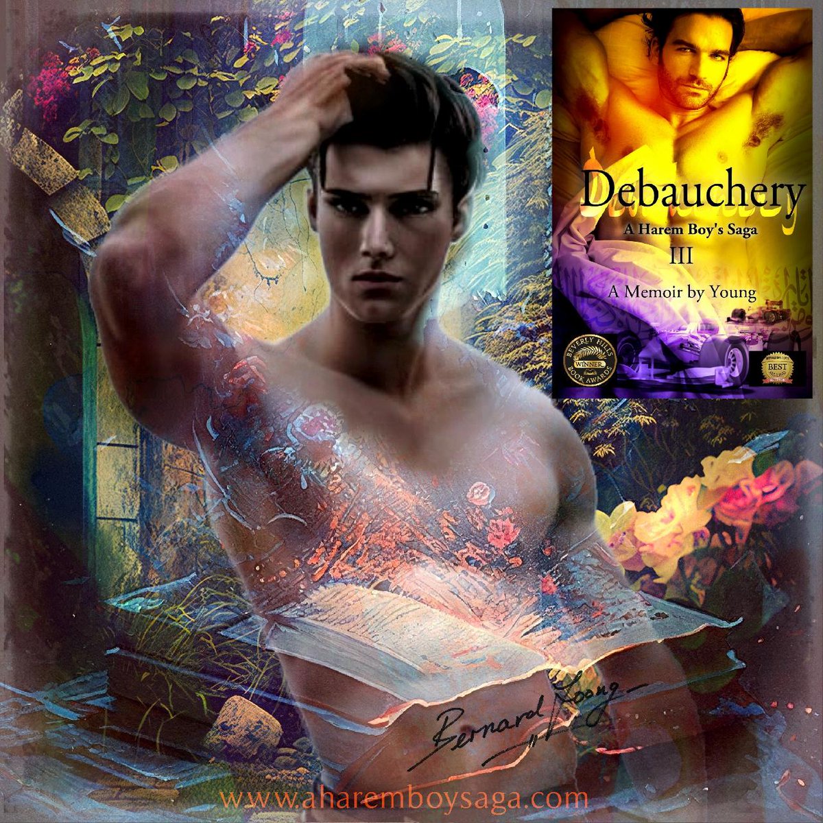 Sensually erotic body parts in movies will help sell tickets to DEBAUCHERY: getBook.at/DEBAUCHERY when it premieres. This is the 3rd book to a sensually captivating memoir about a young man coming of age in a secret society & a male harem.
#AuthorUproar
#BookBoost