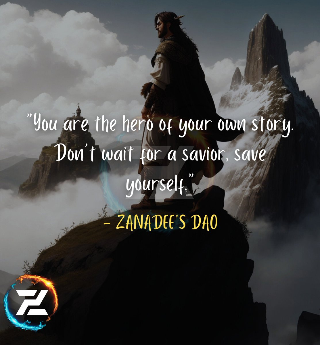 Hero’s Journey

“You are the hero of your own story. Don’t wait for a savior, save yourself.”

#BeYourOwnHero #SelfReliance #SpiritualPower #ShapeYourFuture #Spirituality

Zanadee’s Dao