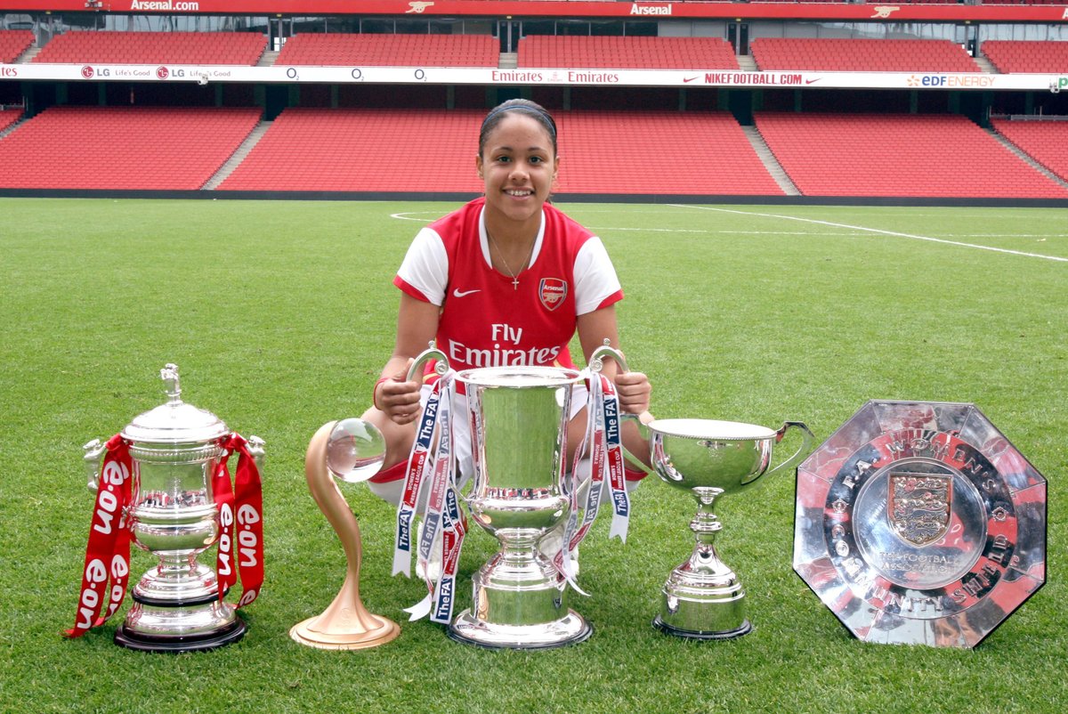 🗓️ On this day in 2018... @AlexScott played her final game for The Arsenal ❤️ 313 appearances. 22 trophies. A true Arsenal legend 👏