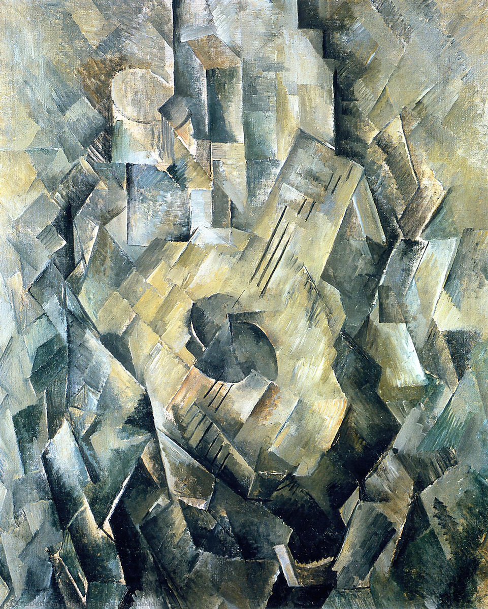 “Mandolina” (1910) 

🎨Georges Braque
#Cubismo