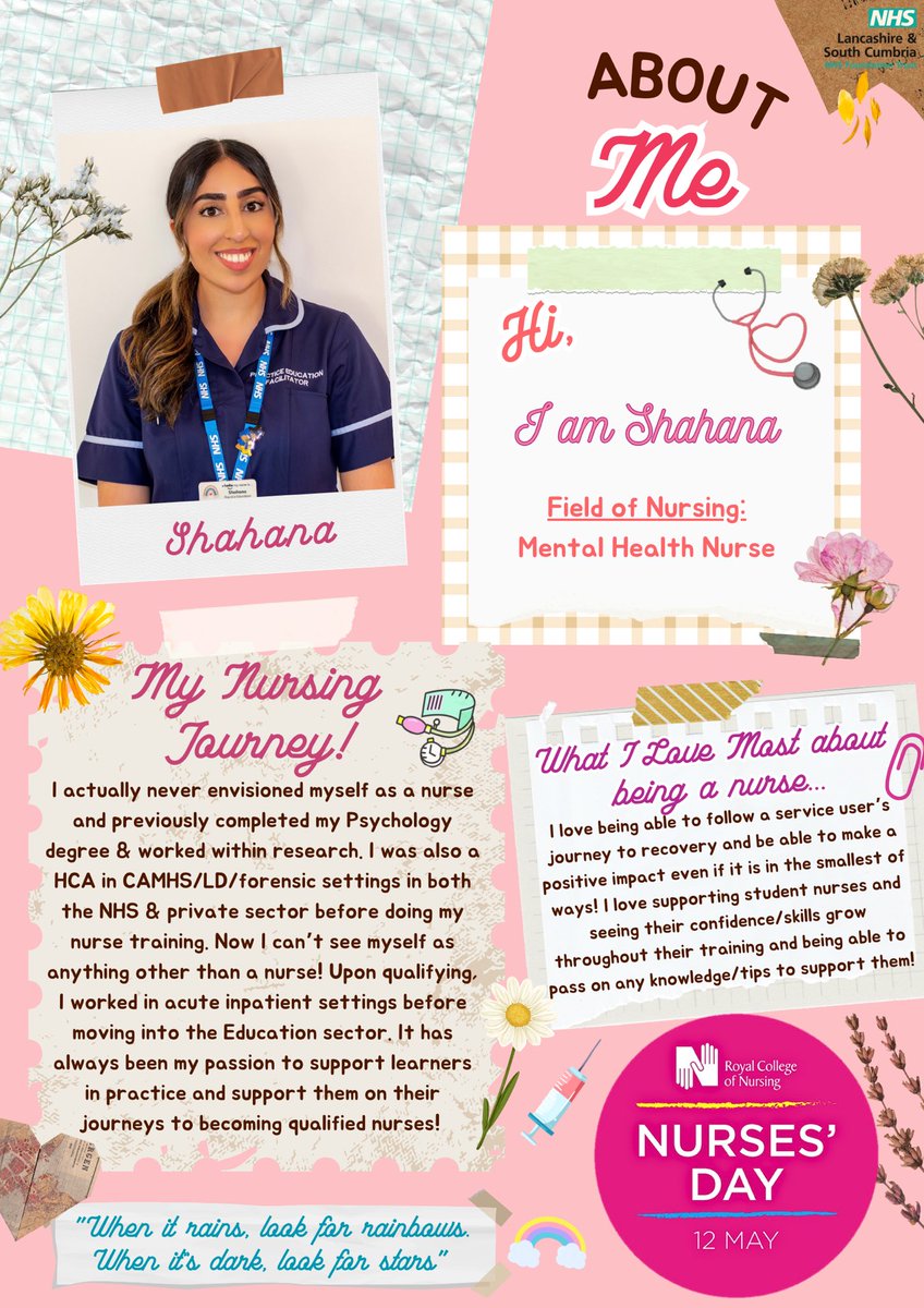 LSCFT Practice Education Facilitation (PEF) Team (@pefteamlscft) on Twitter photo Happy #InternationalNursesDay2024 🎉👩🏻⚕️To celebrate we will be introducing some of the amazing nurses that work within our team throughout the day! First up, meet Shahana ☺️ <a href="/Shahana_RMN/">Shahana</a> <a href="/WeAreLSCFT/">Lancashire & South Cumbria NHS Foundation Trust</a> <a href="/GoalsOlivers/">OliversLifeGoals</a> keep an eye out for more about our lovely nurses 🥰💙#IND2024 Happy #InternationalNursesDay2024 🎉👩🏻⚕️To celebrate we will be introducing some of the amazing nurses that work within our team throughout the day! First up, meet Shahana ☺️ <a href="/Shahana_RMN/">Shahana</a> <a href="/WeAreLSCFT/">Lancashire & South Cumbria NHS Foundation Trust</a> <a href="/GoalsOlivers/">OliversLifeGoals</a> keep an eye out for more about our lovely nurses 🥰💙#IND2024