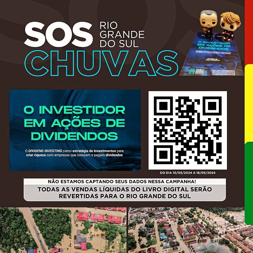 Feliz Dia das Mães a todas as mães, mas especialmente aquelas do Rio Grande do Sul. 

Se você ainda não ajudou ou quer ajudar mais, com apenas R$ 25,00 é possível comprar o nosso livro. Todas as vendas serão revertidas em doações! 

👇👇👇👇👇👇👇👇👇
a.co/d/8pr8o3W