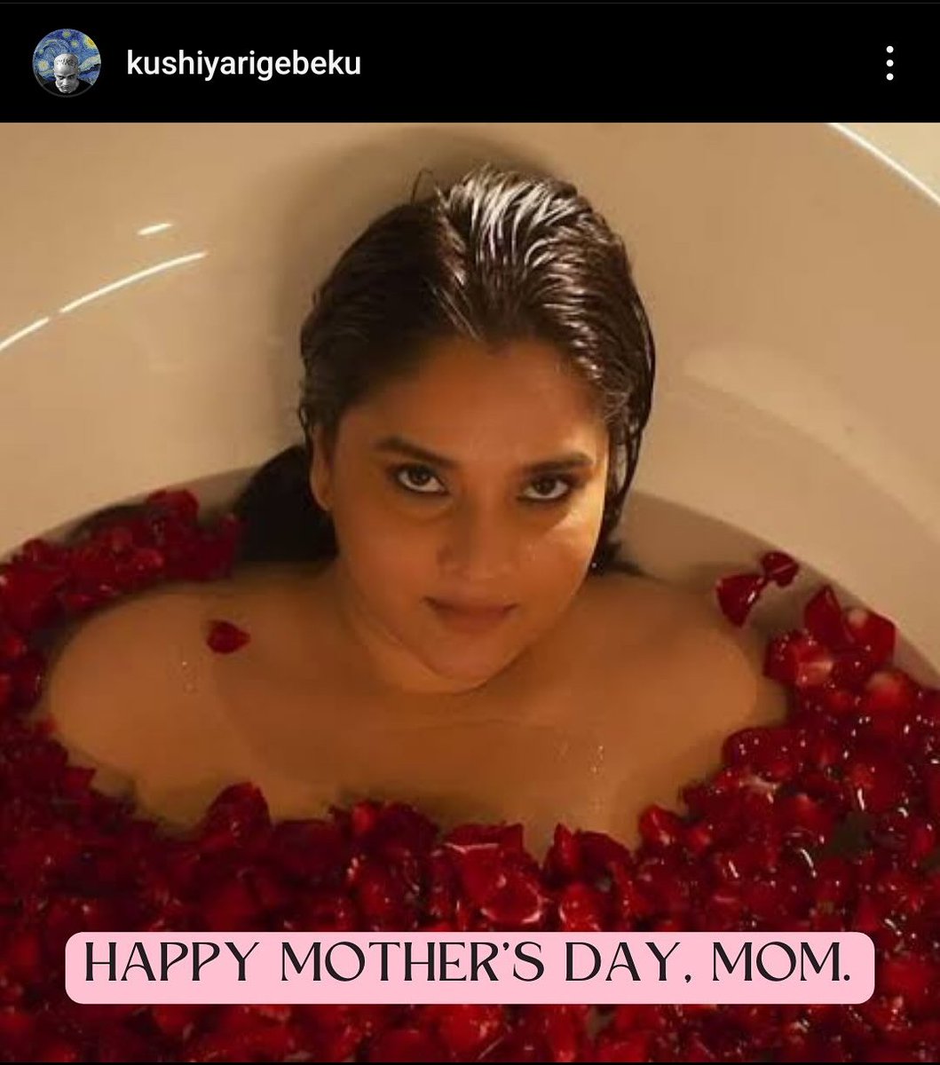 Happy mother's day to Divya spandana only