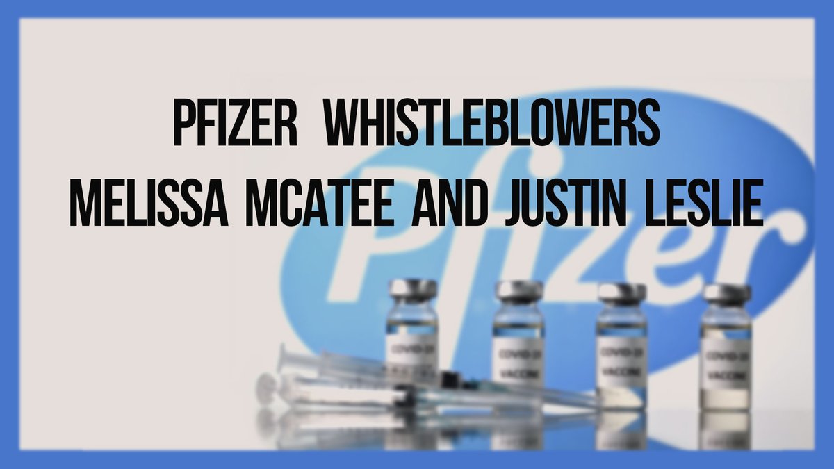 Pfizer Whistleblowers Melissa McAtee and Justin Leslie open.substack.com/pub/gregreese/…