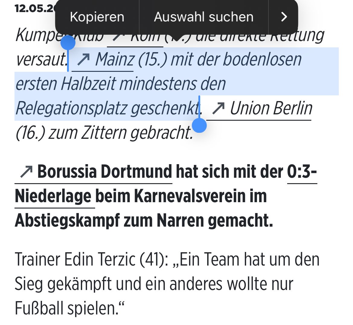 1. FSV Mainz 05 tweet media